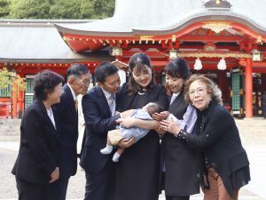 出張撮影　お宮参り写真撮影